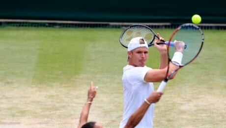 Evan Hoyt loving life at Wimbledon