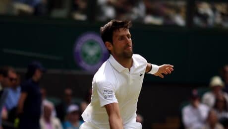 Novak Djokovic gets his Wimbledon title defence off to a comfortable start